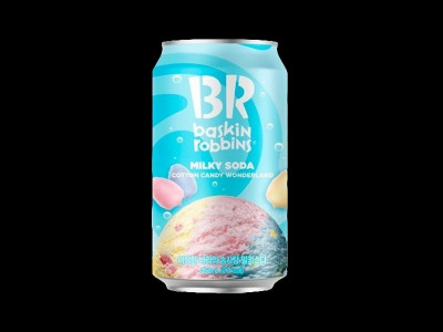 Лимонад Basking Robbins со вкусом сахарной ваты 0.35л
