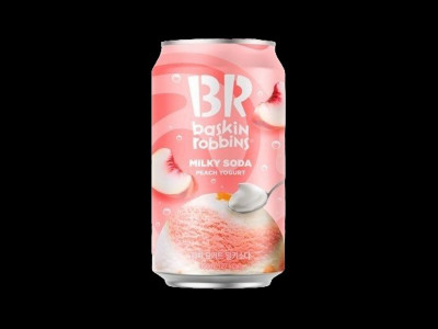 Лимонад Basking Robbins со вкусом персикового йогурта 0.35л