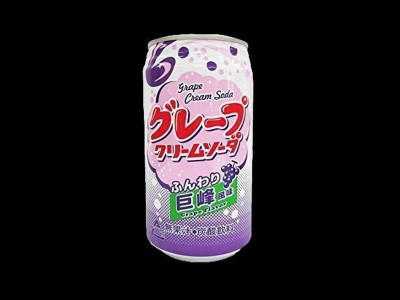 Томинага Виноград Крем-сода Tominaga Grape Cream Soda 0.35л
